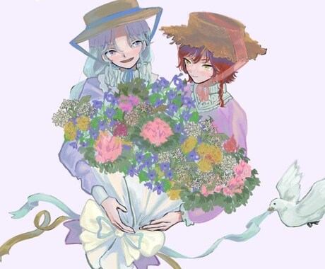 イラストお描きします おしゃれなイラストお求めの方へ！ご相談、お見積りお気軽に イメージ2