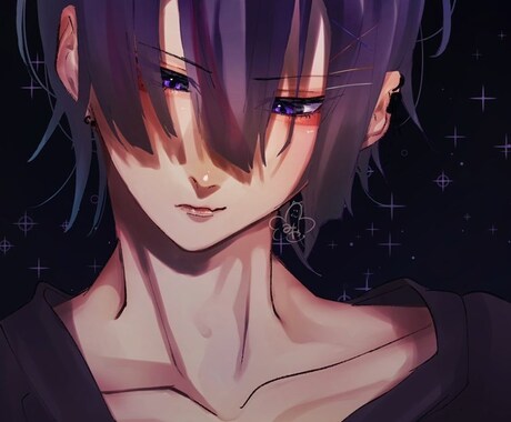 透明感のある厚塗りでかっこいいイラストお描きします あなたが誰よりも1番かっこいい イメージ2