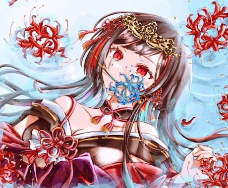 闇と幻想、ダークファンタジー系のイラスト描きます あなたの世界観を形にする一枚絵なんでもお描きします。 イメージ2