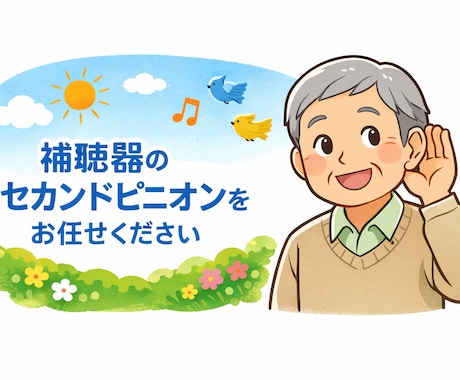 補聴器のセカンドピニオン(購入前後)ご相談受けます せっかく購入するなら、しっかり理解して使いこなしましょう！ イメージ1