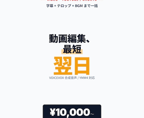 台本だけで AI キャラ動画を翌日納品します イメージ1