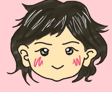小さいお子さんのシンプル似顔絵を描きます イメージ1