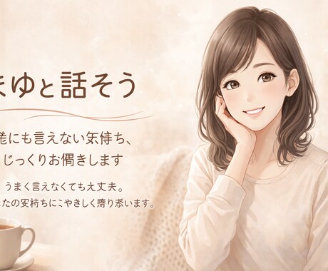 やさしく悩みを整理します 今だけ1000円 テキストで安心相談 イメージ1