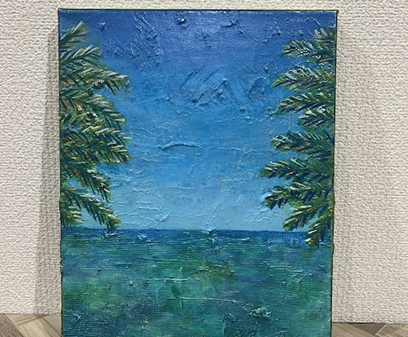 あなたの好きをオーダーメイド（F4サイズ）にします アクリル画の原画　333mm×242mm イメージ1