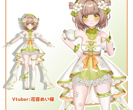 イラスト再現Vtuberさんの３Dモデルを作ります 【実績多数】２Dの魅力をそのまま3Dモデルにします！！ イメージ2