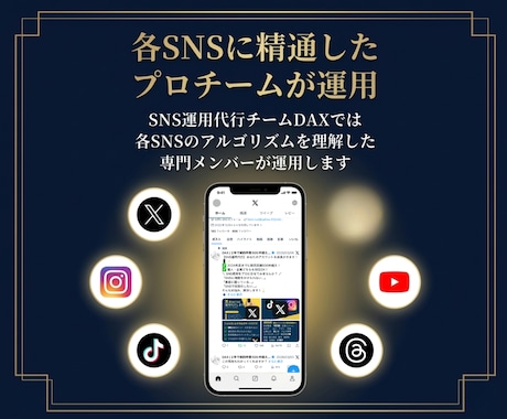 Threadsを1ヶ月運用代行します 各SNSに強い総販売1000件超の運用チーム イメージ2