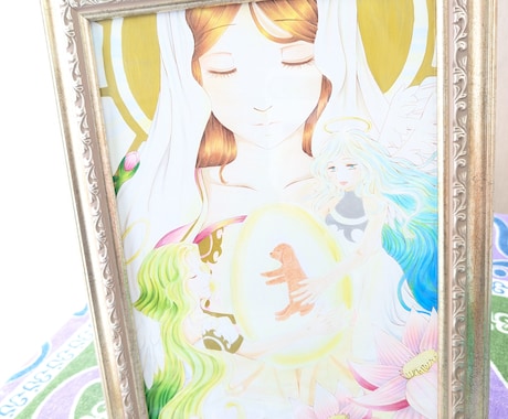 メッセージ付のアート作品を届けます あなたを守ってくださっている方からのメッセージ付 イメージ2