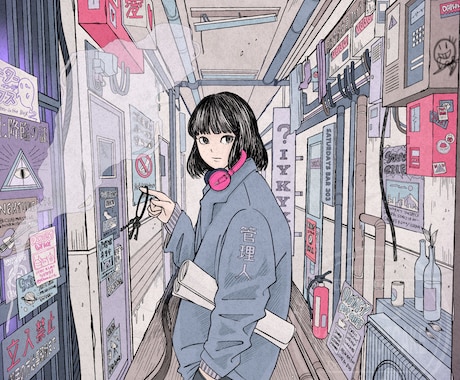 雰囲気のある高クオリティなイラストを作成します 1枚でストーリーの見えるイラスト！音楽関連でも提供実績豊富！ イメージ2