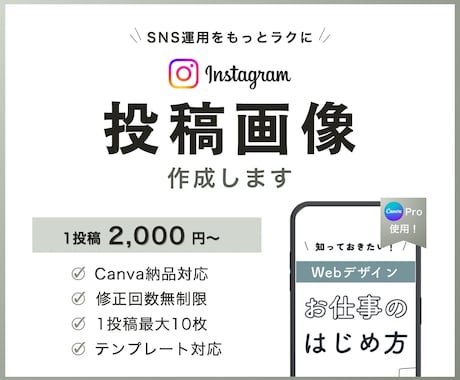 instagramの投稿画像制作します 一つひとつ丁寧に制作いたします！ イメージ1