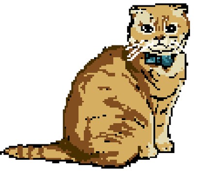 ドット絵でペット描きます 美大卒が確かな画力で動物のドット絵を描きます イメージ2
