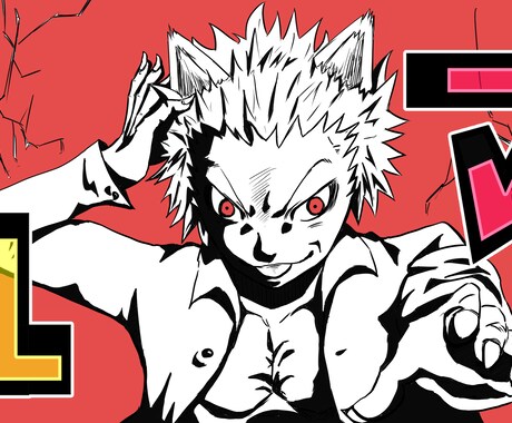 歌い手さんのサムネ描きます 楽曲に合わせてオリジナリティのあるサムネを描きます イメージ1