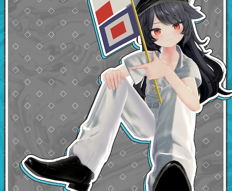 簡単なデザイン用⭐VRChat向け衣装を作ります 【商用利用可】フルスクラッチ衣装 イメージ1