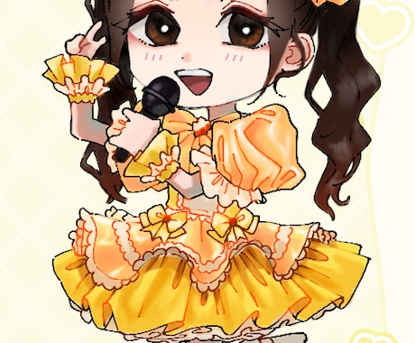 アイドルのメッセージカードイラスト制作します あなたの推しへの想いを形に！！ イメージ1