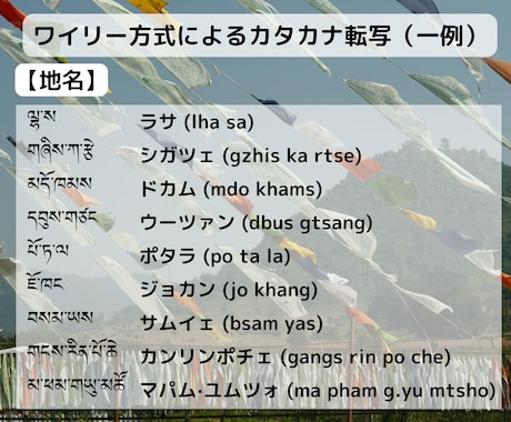 チベット語を日本語に翻訳いたします 1文字5円〜！日常会話から専門文書まで イメージ2