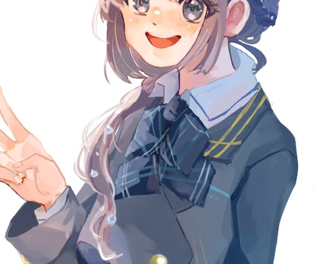 厚塗りで濃厚なキャラ仕上げます 鮮やか系の厚塗りならお任せあり！！ イメージ1