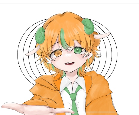 ご希望に沿ったイラスト作成いたします 歌みたサムネやアイコン、1枚絵、立ち絵等ご依頼ください◜ω◝ イメージ1