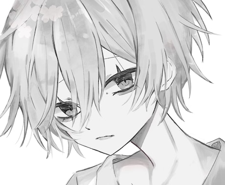 アイコンなどのイラストを制作します 主に白黒キャラクターイラストを制作します。 イメージ2