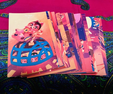 可愛い犬張子のタロットカードで占います 大アルカナのカードを使って簡単に運勢を占います。 イメージ1