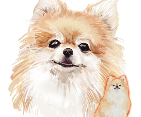 現役漫画家がペットの似顔絵を厚塗りで描きます 犬、猫、魚、小動物…動物ならなんでもOKです◎！ イメージ1