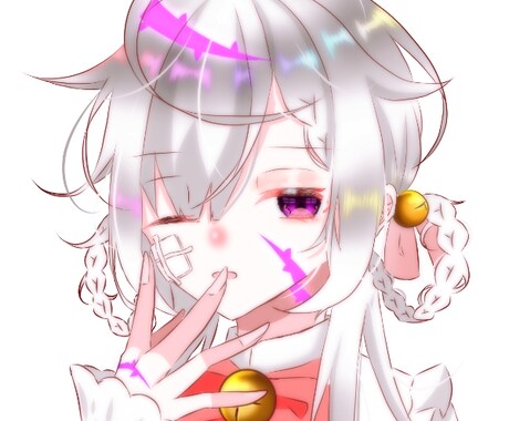 アイコンやヘッダーに使えるイラストお描きします 可愛くてキラキラしたイラストが得意です！ イメージ2