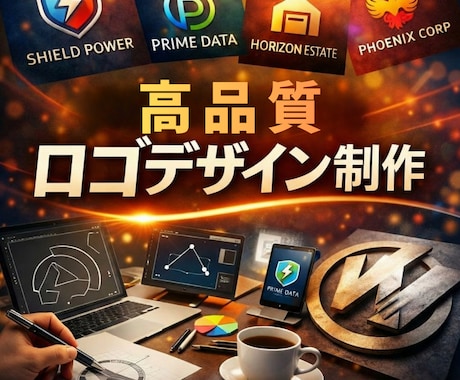 ブランド価値を高める、実用的ロゴデザイン制作します どんなテイストでもご相談ください！ イメージ1