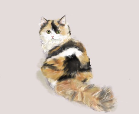ご自宅で飼われているネコちゃんのイラストを描きます お気に入りの写真をイラスト風に作成しませんか？ イメージ2
