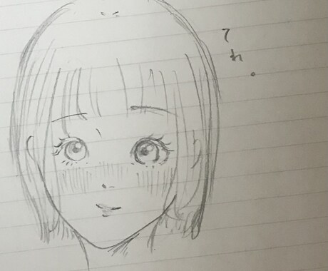 少女漫画風似顔絵描きます 可愛く盛られた似顔絵はいかがでしょう(ᵒ̴̷͈ᗨᵒ̴̶̷͈ イメージ1