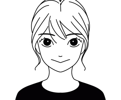追加料金なし＊似顔絵イラスト線画制作します ビジネスからプライベートまで使いやすい イメージ2