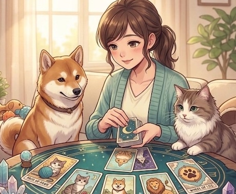 直感コース☆その子の本音は？ペットの心を鑑定します カードが伝える今のメッセージをクイック回答 イメージ1