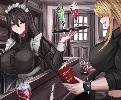厚塗りイラスト描きます かっこよくてセクシーなイラストが得意です イメージ2