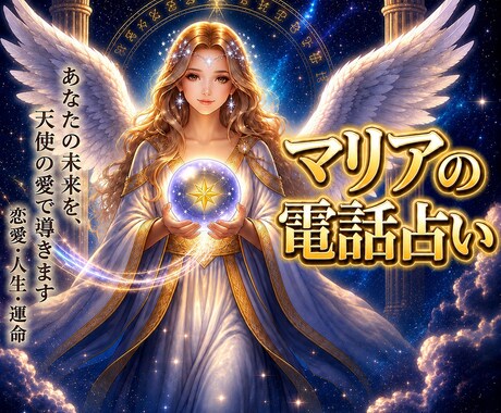 天使マリアがお悩み解決！タロットで占います あなたの未来を天使の愛で導きます♡︎ イメージ1