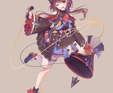 女の子の立ち絵を制作いたします 配信活動やTRPG、グッズ制作等で立ち絵が必要な方へ イメージ1