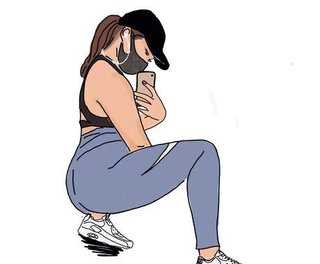 シンプルおしゃれなイラスト描きます 写真からそのまま切り取ってお洒落なイラストにします♪ イメージ2