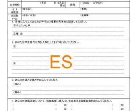 就活生必見！！  就活の相談全般承ります ESの添削や、面接での受け答えについて添削やアドバイスします イメージ1