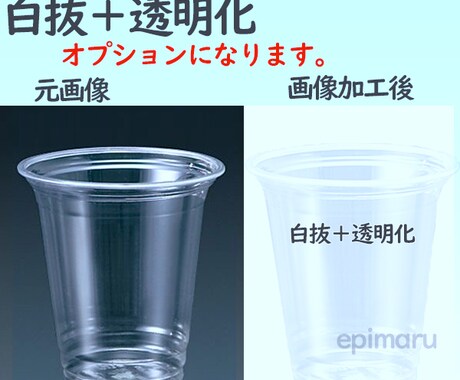 6枚1500円｜白抜画像＆リサイズ、画像加工します Amazon、楽天で白抜画像必須化のお手伝い イメージ2