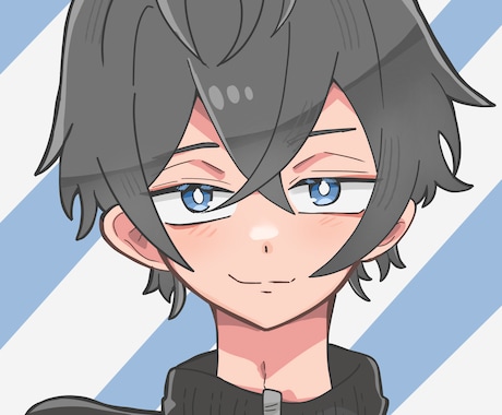SNS用アイコン可愛い×クールなミニキャラ描きます SNS映えするオリジナルイラストを描きます イメージ2