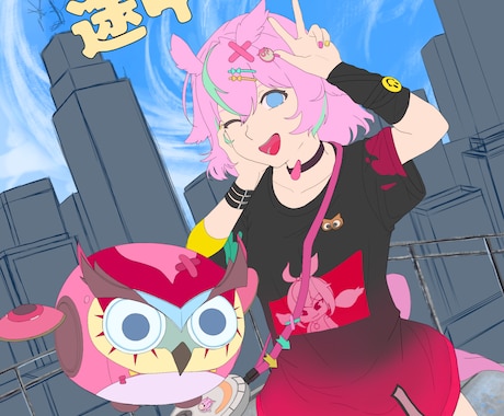 一枚絵、アイコン、オリキャライラストを制作します 貴方のオリキャラを描きたいです！ イメージ2