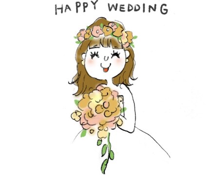 結婚式に関するイラスト描きます イメージ1