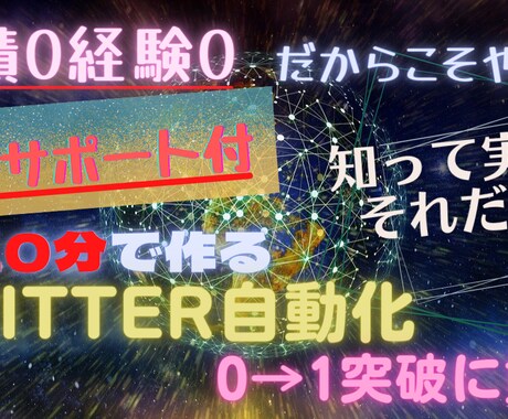 一日10分で作るTwitter自動化を提供します ビジネス自動アカウントの作り方 イメージ1