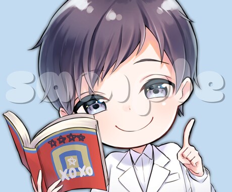 可愛いミニキャラアイコン描きます 情報発信、ブランディングは印象に残るキュートなアイコンで！ イメージ1