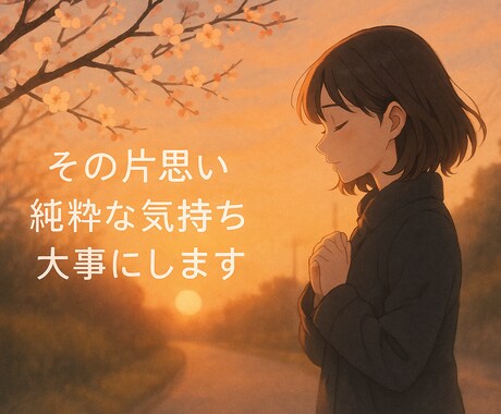 あなたの片思いの行方見守ります 純粋で真っ直ぐな片思いが叶うお手伝いさせてください⭐︎ イメージ1