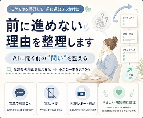 足踏み卒業レポート作ります 前に進めない理由を整理し一歩前進レポートを作ります イメージ1