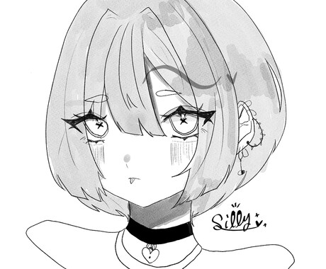 SNS用のアイコンを描きます シンプルで見やすく尚且つ可愛いイラスト イメージ2