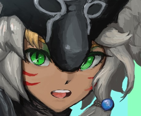 アイコン用キャラクターイラスト作成します 人間モンスター問わずアイコン用のキャラクターイラスト描きます イメージ1