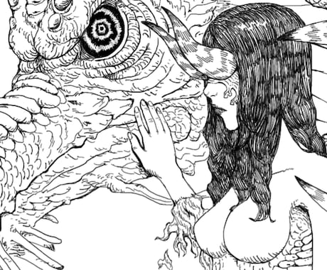 奇妙な女性描きます テーマに沿ったイラストを描かせていただきます。 イメージ1