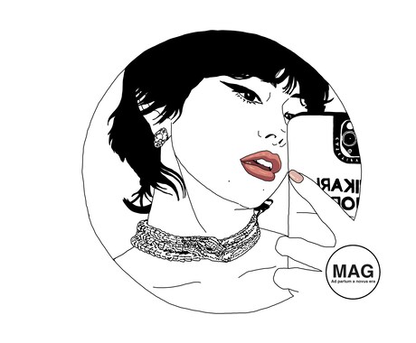 シンプルかつインパクトのある似顔絵お描きします モノクロの似顔絵です。SNSのアイコンやプレゼントに イメージ2