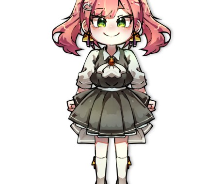 格安でミニキャラをお描きます 【表情差分あり／LINEスタンプにも！】 イメージ2
