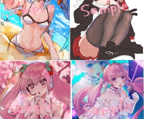 かわいい女の子イラスト描きます VTuberさんや自分だけのかわいいイラストが欲しい方へ！！ イメージ2