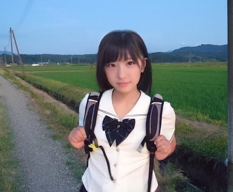 素朴　素人 加工で創作した田舎の素朴な女子高生の画像を売ります 甘酸っぱく切ないノスタルジックな画像を提供及びお作り致します