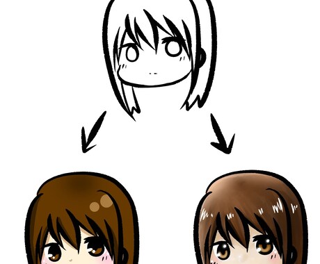 あなたの線画にデジタルで色塗ります イメージ1